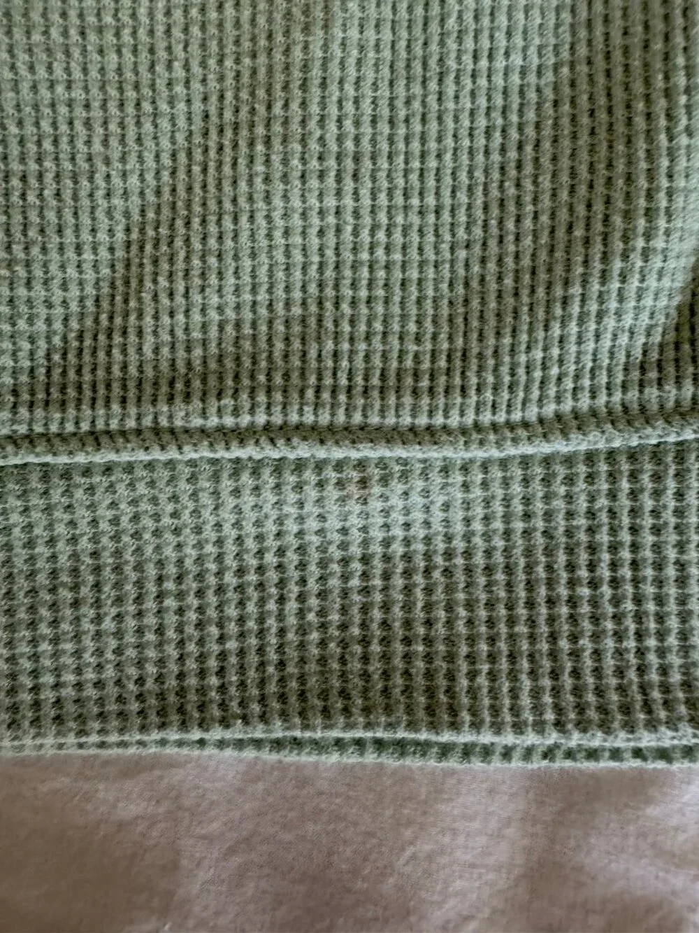 Toddler Summer Matching Set, Mint Green Waffle Weave, Size 4T